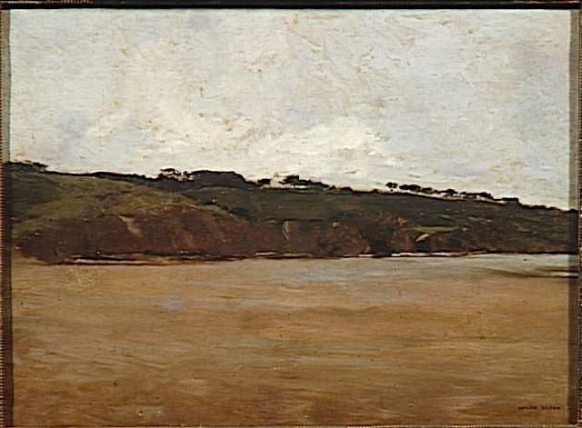 Colline près de Royan, peinture Odilon Redon