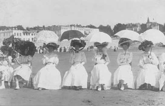 Concours de chapeaux vers 1910, Pontaillac