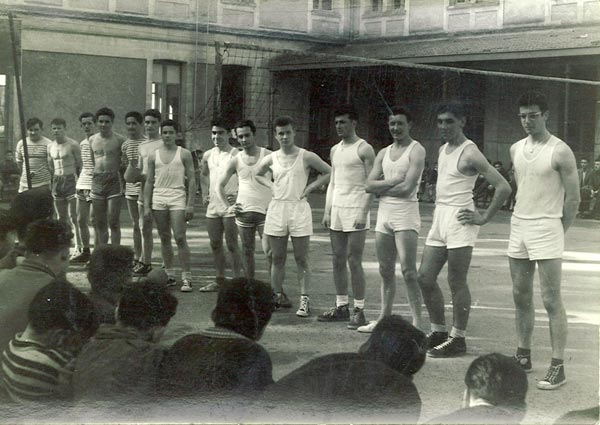 Equipe Volley-ball, coupe du Collège Zola à Royan