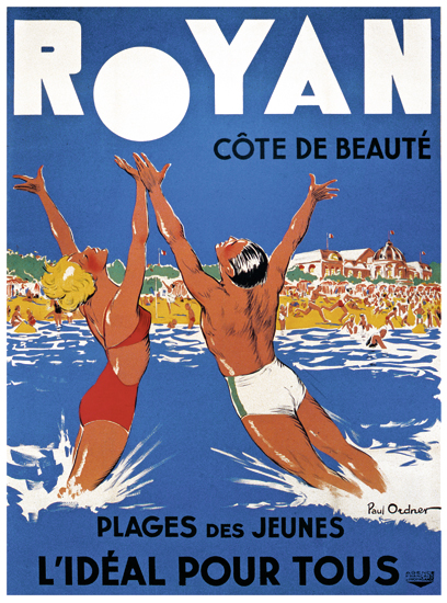 Affiche présentant la cote de beauté-1930