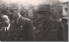 Le général à Saint- Palais le 22 avril 1945