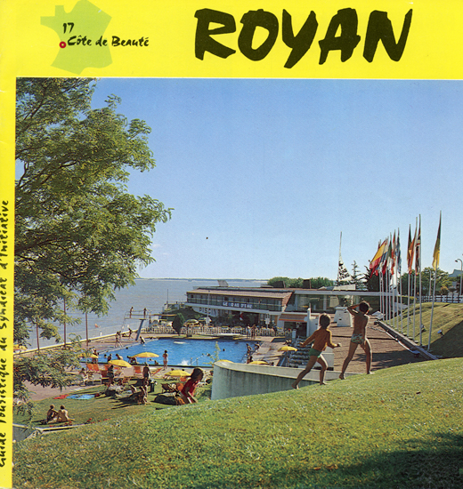 Guide du Syndicat d'initiative présentant la piscine de Foncillon-1978