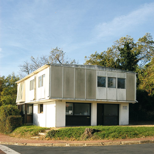 Maison experimentale de type 8x12 - architecture royan 1950