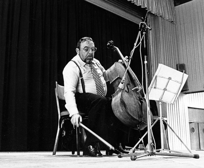 Siegfried Palm et son violoncelle