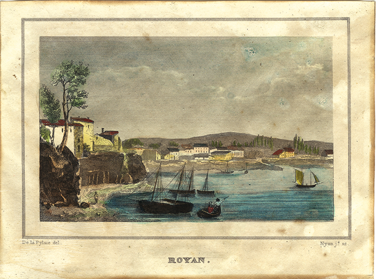 Port de Royan 1834, Collection Musée de Royan.