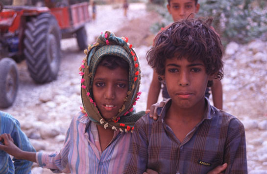 Enfants de Taïz, deuxième ville du Yémen
