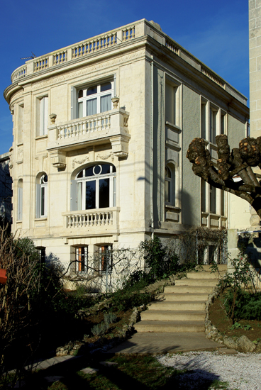 Villa Tanagra, 34 av du Parc : façades, toitures et vitraux (arrêté de l'inscription du 12 février 1990)