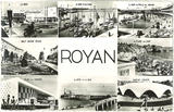 Carte postale présentant les principaux endroits touristiques de Royan-1862