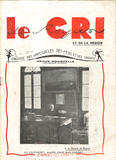 Journal Le Cri, revue mensuelle, organisant des spectacles, des fêtes et des sports-1936