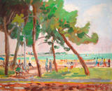 G.Gillet Royan bords de plage 1981