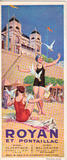 Publicité de Royan, baigneuses-1929