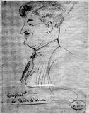 Caricature d'Emile Couzinet par Georges de Sonneville