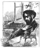 Caricature de Billaud par Barthélemy Gautier. Coll. Bibliothèque municipale de Royan