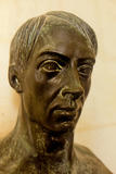 Portrait d'Augustin Fresnel, David d'Angers, bronze, Phare de Cordouan. Photo Christophe Gauriaud.