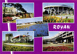 Publicité, présentant les principaux bâtiments de Royan.