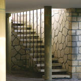 Detail escalier villa la Mainaz - architecture royan 1950