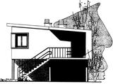 Facade avant - architecture royan 1950 (1)