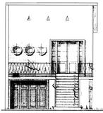 Facade avant, villa - architecture royan 1950 (3)
