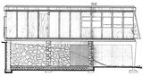 Facade nord, maison experimentale de type 8x12 - architecture royan 1950