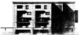 Facade sud immeuble - architecture royan 1950