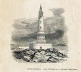 La tour de Cordouan. Dessin de Wattier, gravure d'Andrew, Best, Leloir.