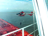 Aujourd'hui, les pilotes sont déposés par hélicoptère. Photo Bernard Mounier.