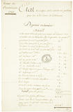 État de la dépense qui a été faite, Cordouan, 1727.  Archives Nationales, Paris.