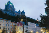 Québec dominée par le château Frontenac.