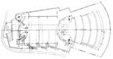 Plan au sol, eglise Notre-Dame Assomption - architecture royan 1950