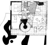 Plan du 1er etage - architecture royan 1950