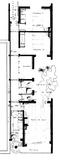 Plan du 1er etage, maison de ville Heliopolis - architecture royan 1950