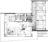 Plan du 1er etage, villa - architecture royan 1950 (1)