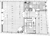 Plan du 1er etage, villa - architecture royan 1950 (2)