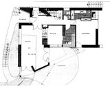 Plan du 1er etage, villa - architecture royan 1950
