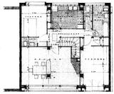 Plan du 1er etage, villa Caravelle - architecture royan 1950