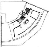 Plan du 1er etage, villa Helianthe - architecture royan 1950