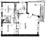 Plan du 1er etage, villa Japbica - architecture royan 1950