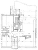 Plan du 1er etage, villa le Grille-pain - architecture royan 1950