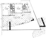 Plan du 1er etage, villa mitoyenne - architecture royan 1950