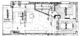 Plan du 1er etage, villa Oceane - architecture royan 1950
