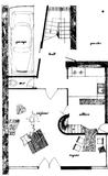 Plan du rez-de-chaussee, villa - architecture royan 1950 (6)