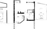 Plan du rez-de-chaussee villa, ilot 64 - architecture royan 1950
