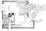 Plan du rez-de-chaussee, villa Kenavo - architecture royan 1950