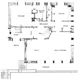 Plan du rez-de-chaussee villa Mariate - architecture royan 1950