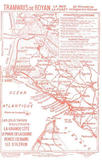 Plan du trajet en 1936. coll. docbarthou.