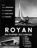 Affiche publicitaire sur Royan tourisme.