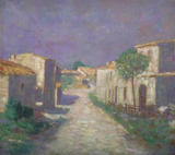 Rue à Saint-Georges-de-Didonne, peinture Odilon Redon