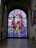 Chapelle des cordeliers à Sarrebourg - vitrail de la Paix M. Chagall, 1976
